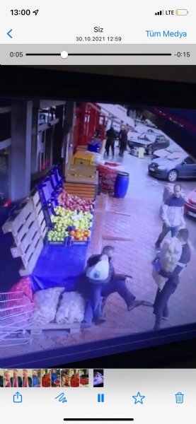 Patates çuvalı darbesiyle biranda kendini yerde buldu - 1