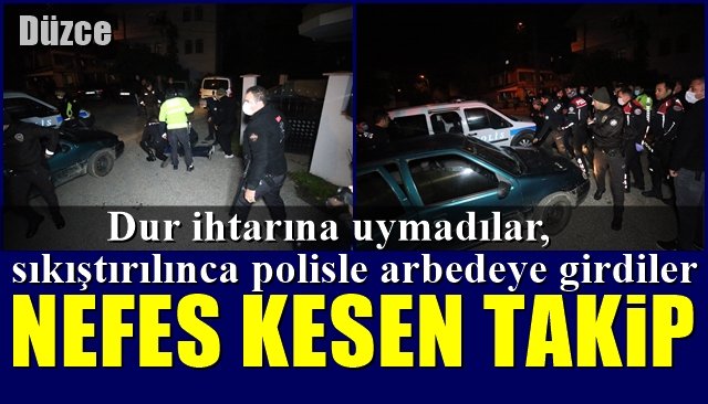 Polis nefes kesen takibin sonunda yakaladı... 