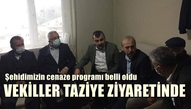 Şehit ailesini yalnız bırakmadılar 