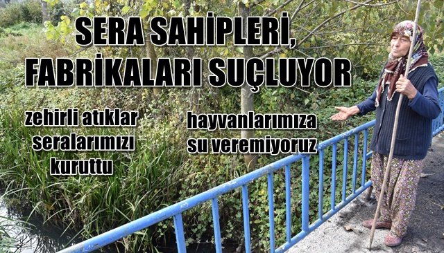 SERA SAHİPLERİ, FABRİKALARI SUÇLUYOR