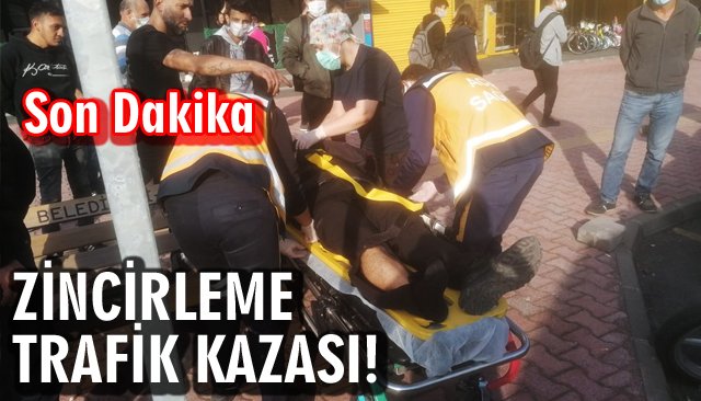 ZİNCİRLEME TRAFİK KAZASI!