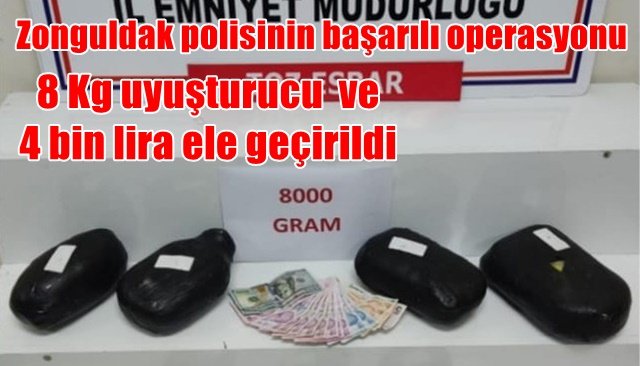 Zonguldak polisinin başarılı operasyonu 