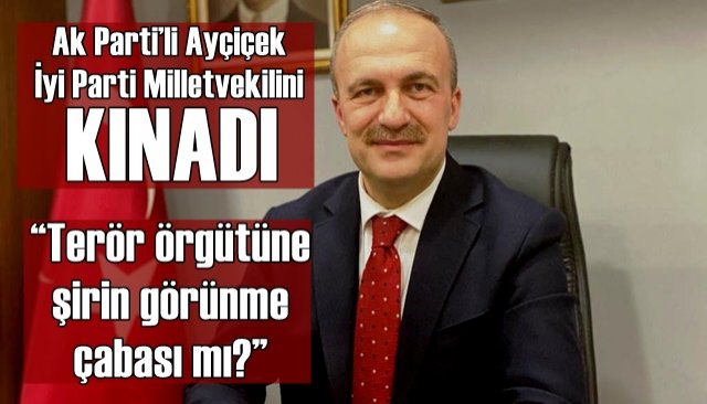 Ak Parti’li Ayçiçek İyi Parti Milletvekilini kınadı