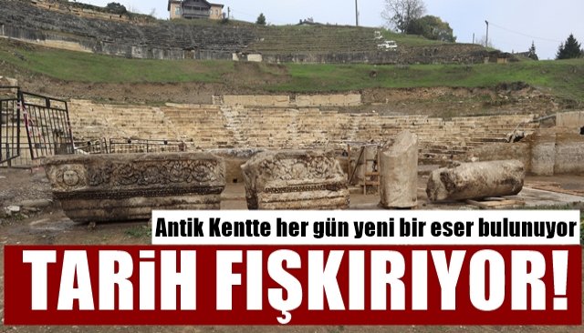 Antik Kentte her gün yeni bir eser bulunuyor… TARİH FIŞKIRIYOR