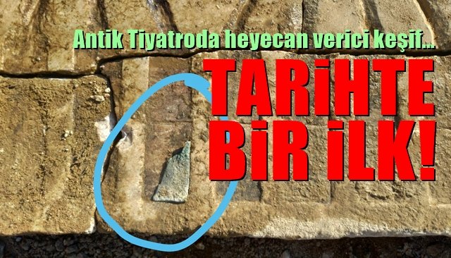 Antik Tiyatroda heyecan verici keşif… TARİHİN İLK DÖKÜM KALIBI