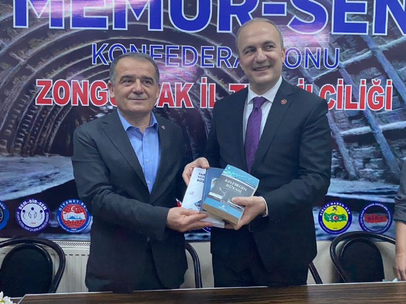 CHP ve Ak Parti ilçe başkanları öğretmen sendikasına gitti - 1