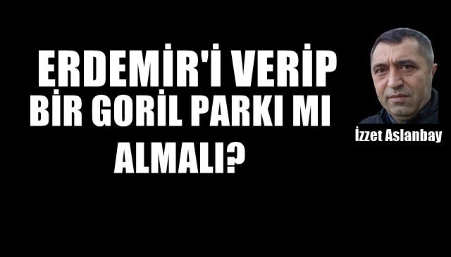 ERDEMİR’İ VERİP BİR GORİL PARKI MI ALMALI?