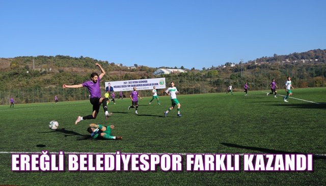  EREĞLİ BELEDİYESPOR FARKLI KAZANDI: 6-2