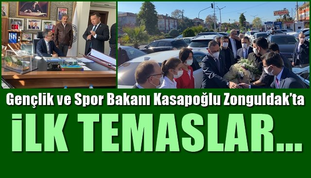 Gençlik ve Spor Bakanı Kasapoğlu Zonguldak’ta 