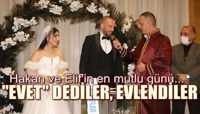 HAKAN VE ELİF DÜNYA EVİNE GİRDİ