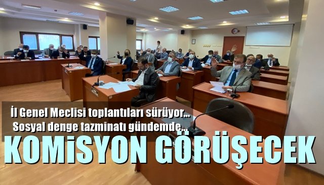 İl Genel Meclisi toplantıları sürüyor… Sosyal denge tazminatı gündemde…