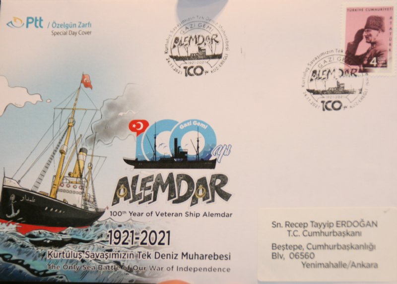 İstiklal Madalyası talebini Gazi Alemdar Özel Gün Zarflarıyla gönderdiler. “GAZİ ALEMDAR ONURLANDIRILMALI” - 1