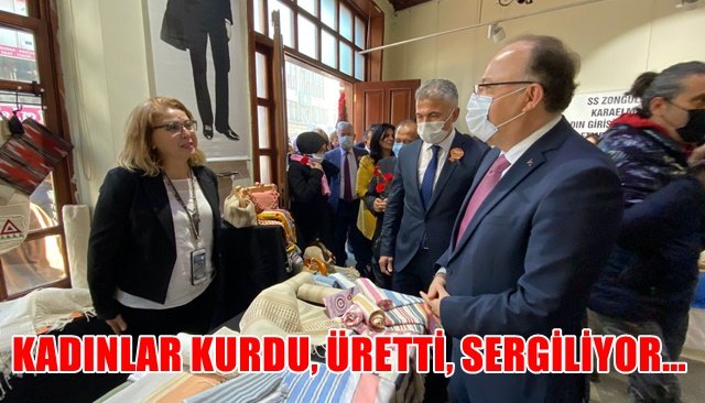 KADINLAR KURDU, ÜRETTİ, SERGİLİYOR…