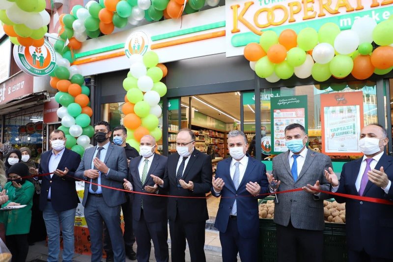 KOOPERATİF MARKET HİZMETE AÇILDI - 1