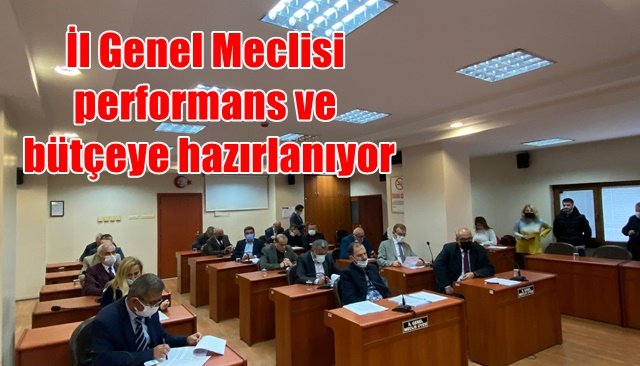 Meclis performans ve bütçeye hazırlanıyor