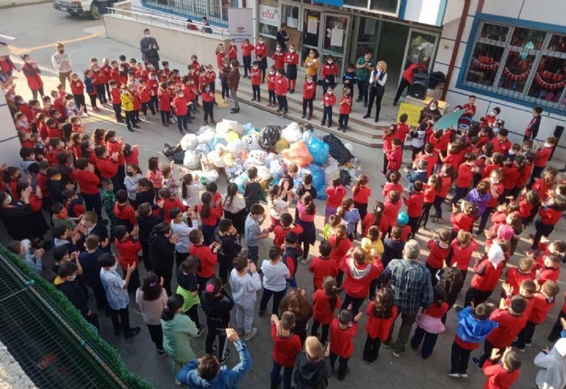 Minik öğrencilerden sıfır atık projesine destek…  “DÖNÜŞÜM MUHTEŞEM OLACAK” - 2