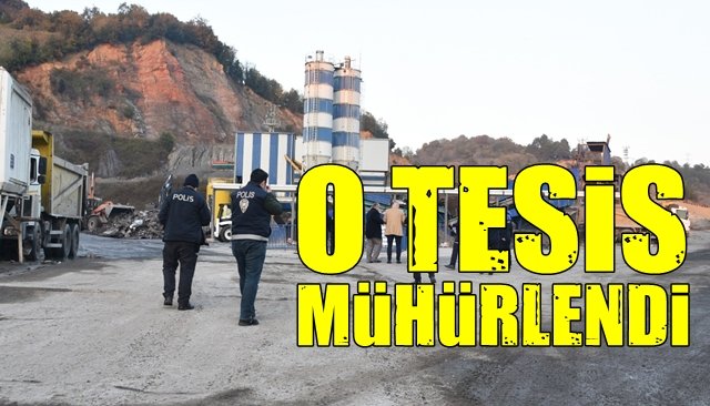 O TESİS MÜHÜRLENDİ