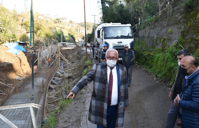 POSBIYIK, SAKİNDERE ÇALIŞMALARINI DENETLEDİ - 1