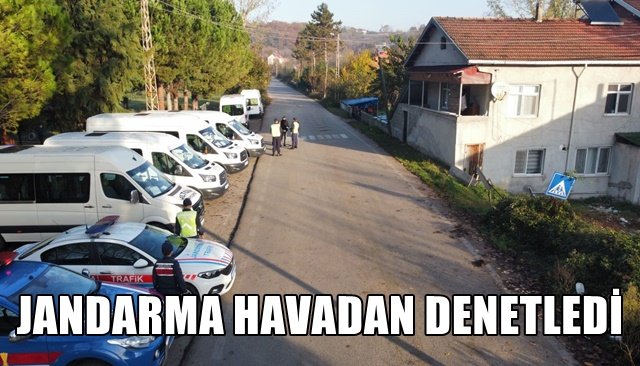  Servis araçlarına droneli denetim