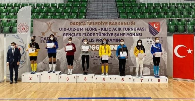  U12 Kızlar Kılıç’ta Ereğli’ye Türkiye Şampiyonluğu - 1
