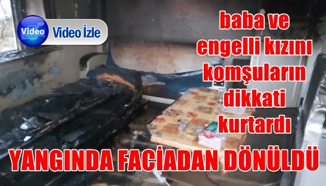 YANGINDA FACİADAN DÖNÜLDÜ