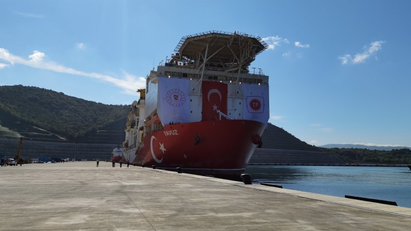 Yavuz Sondaj Gemisi´nin kule montajı başladı… HUMMALI ÇALIŞMA - 3