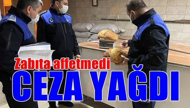 Zabıta affetmedi, ceza yağdı