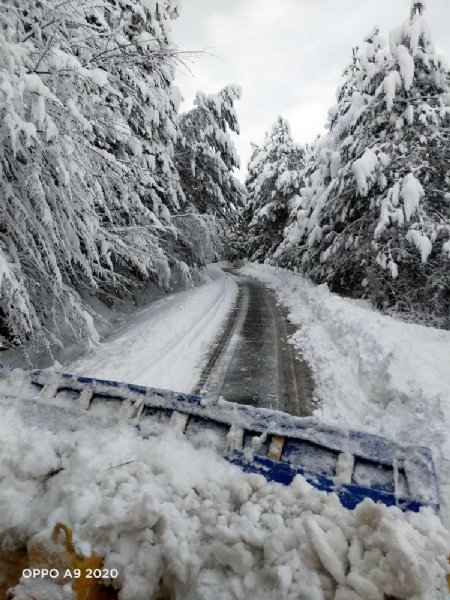 25 KÖY YOLU ULAŞIMA KAPANDI - 1