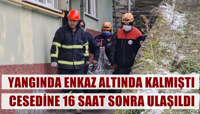  CESEDİNE 16 SAAT SONRA ULAŞILDI