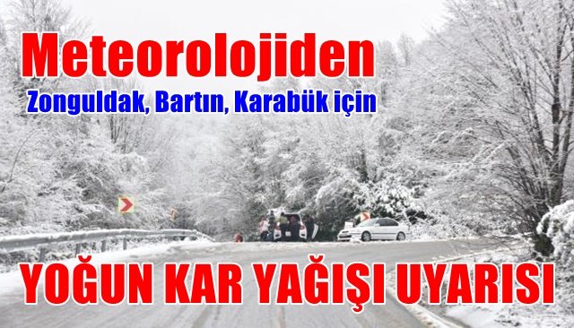  Meteorolojiden yoğun kar yağışı uyarısı