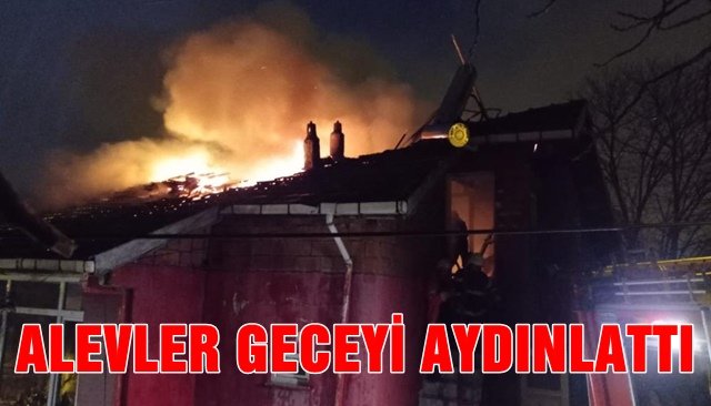 ALEVLER GECEYİ AYDINLATTI