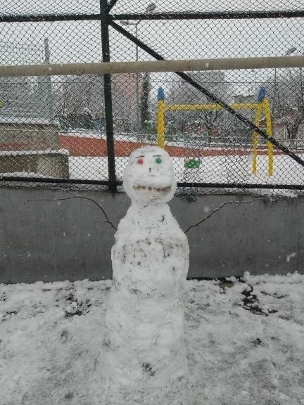 BUZ GİBİ HAVADA İÇ ISITAN KARDAN FİGÜRLER - 2