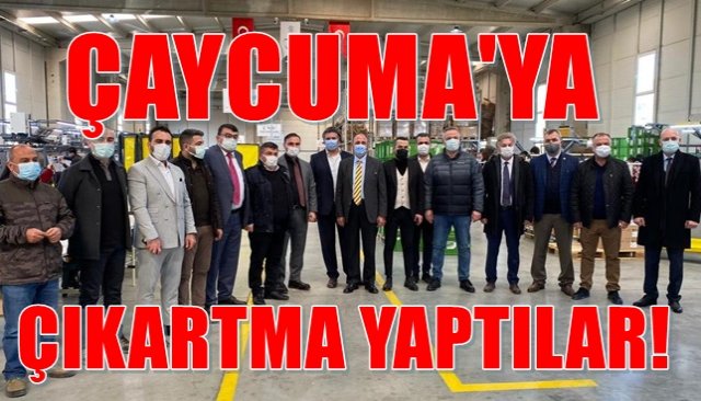 ÇAYCUMA´YA ÇIKARTMA YAPTILAR!