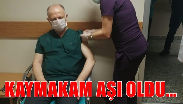 ÇORUMLUOĞLU İLK DOZ AŞISINI YAPTIRDI