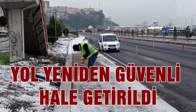 DUBALAR TAMİR EDİLDİ, YOL GÜVELİĞİ SAĞLANDI...