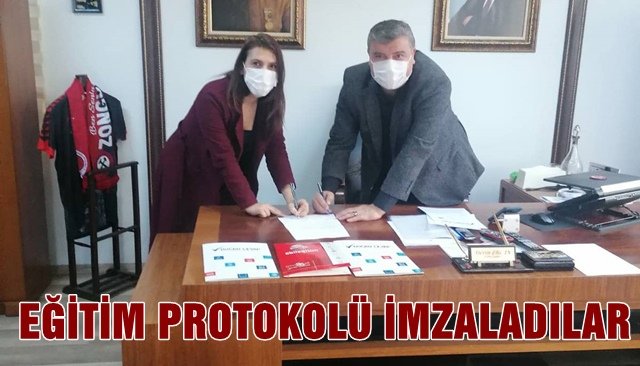 EĞİTİM PROTOKOLÜ İMZALADILAR