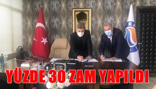 Kandilli Belediyesi´nde sözleşme imzalandı