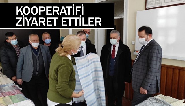 KOOPERATİFİ ZİYARET ETTİLER