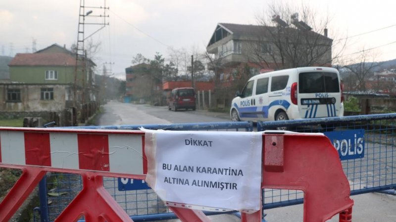 MUTASYONLU VİRÜS ŞÜPHESİ SOKAK KAPATTI - 2