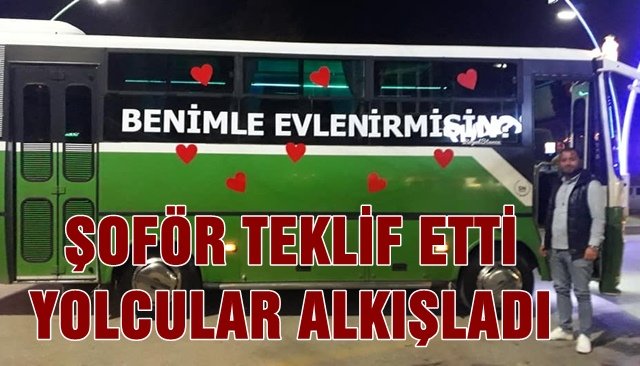 ŞOFÖR TEKLİF ETTİ, YOLCULAR ALKIŞLADI