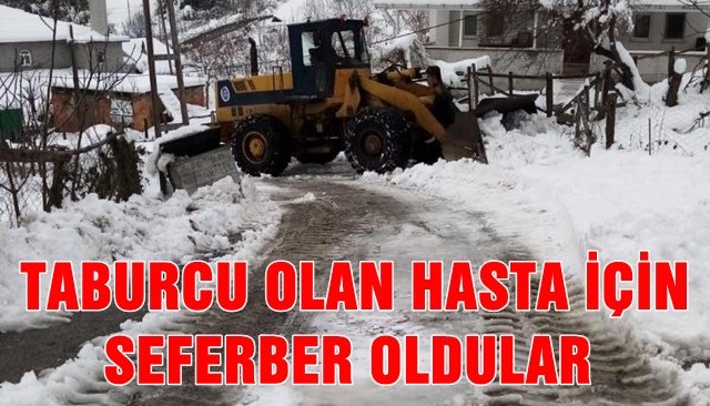  TABURCU OLAN HASTA İÇİN SEFERBER OLDULAR