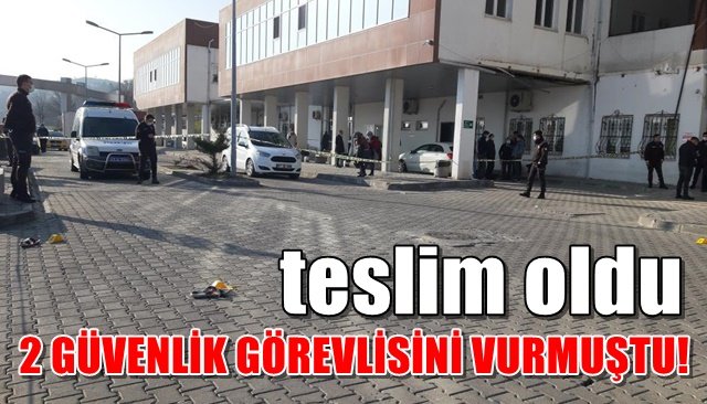 2 güvenlik görevlisini vuran şahıslar teslim oldu