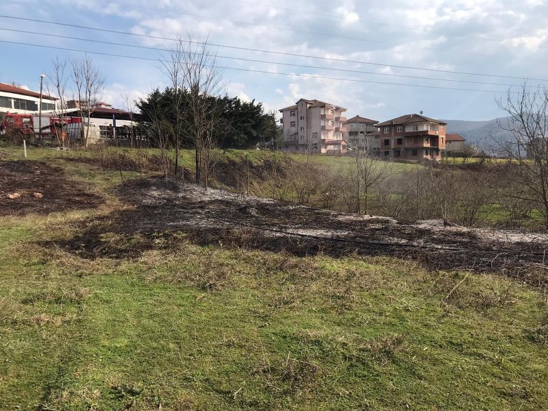 Bahçe temizliği sırasında yangın çıktı - 3