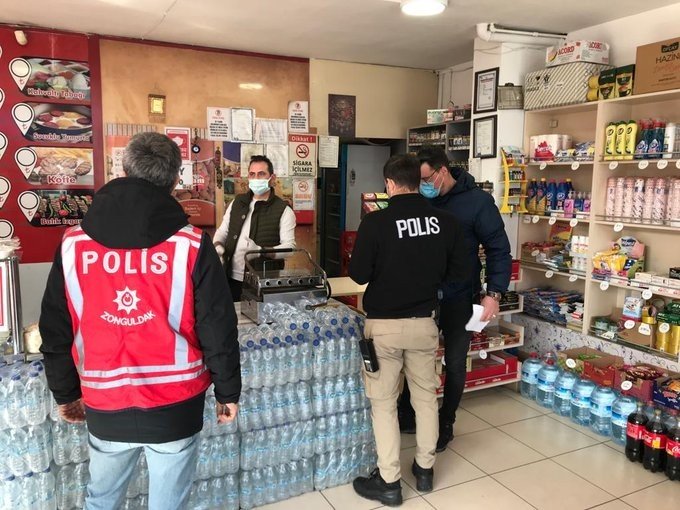 DENETİMLER HAVADAN GÖRÜNTÜLENDİ - 1