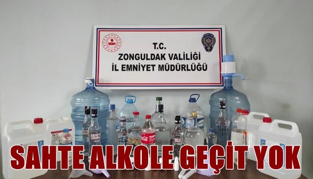 EMNİYET, SAHTE ALKOLE GEÇİT VERMİYOR