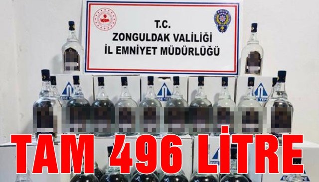 Emniyetten kaçak alkol operasyonu