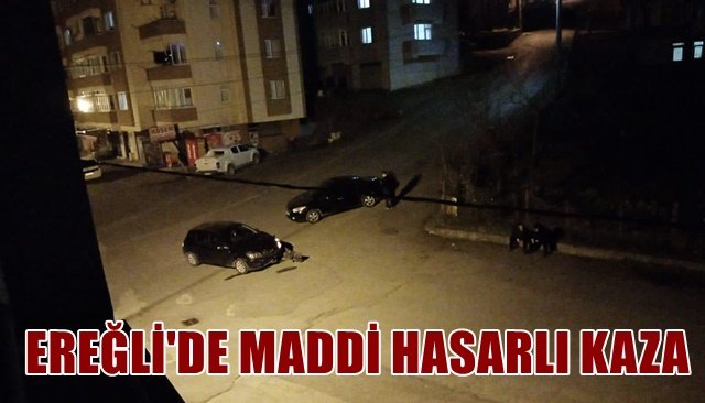 EREĞLİ´DE MADDİ HASARLI KAZA