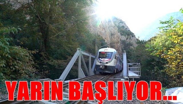 Tren seferleri yarın başlıyor