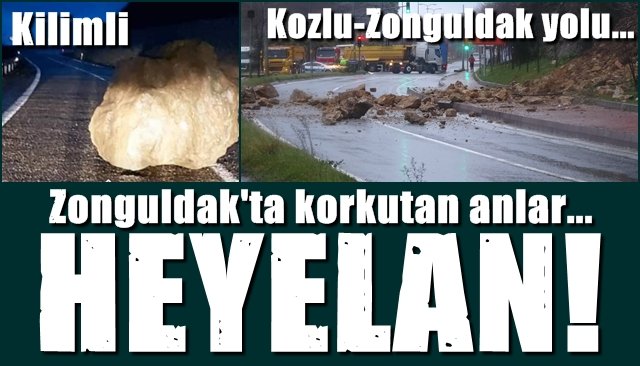 Zonguldak´ta korkutan dakikalar 