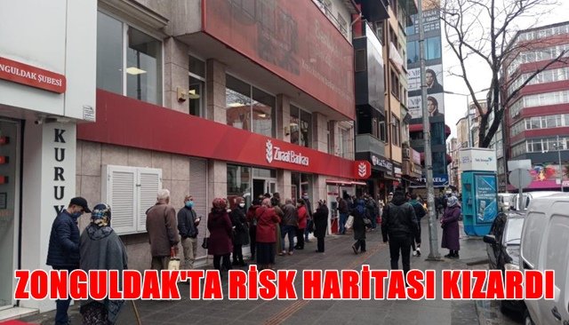 ZONGULDAK´TA RİSK HARİTASI KIZARDI